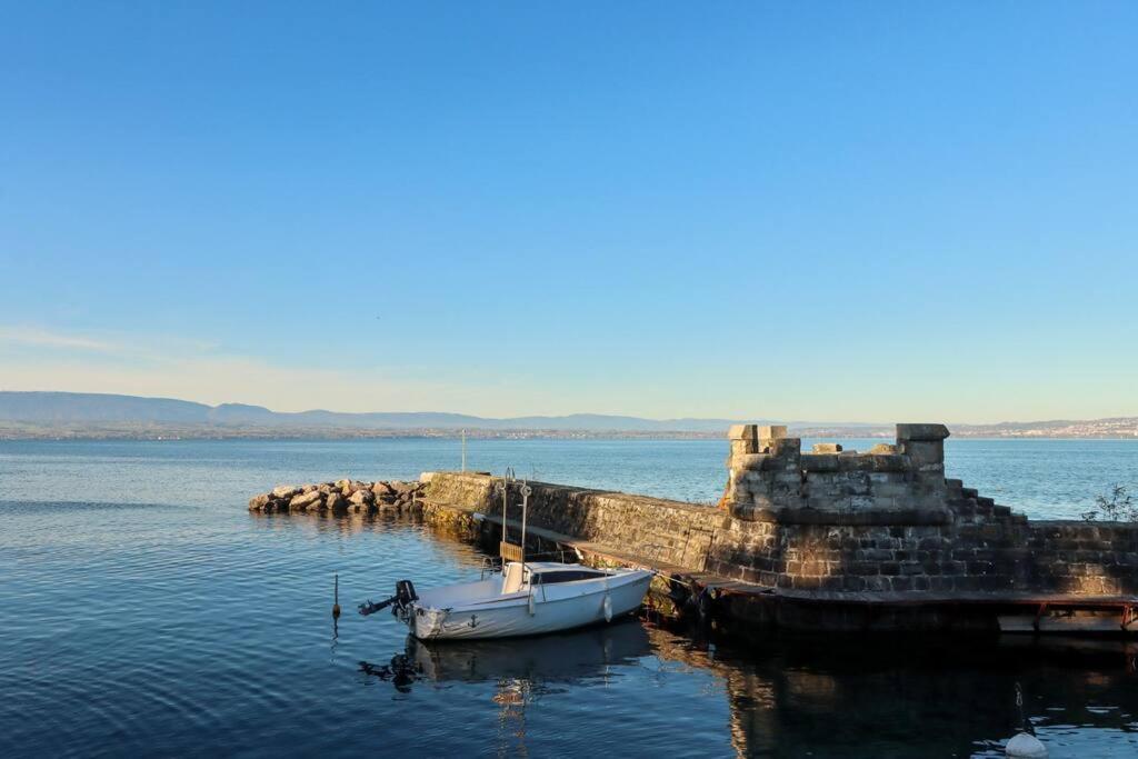 Apartamento L'Escale Du Leman Publier Exterior foto